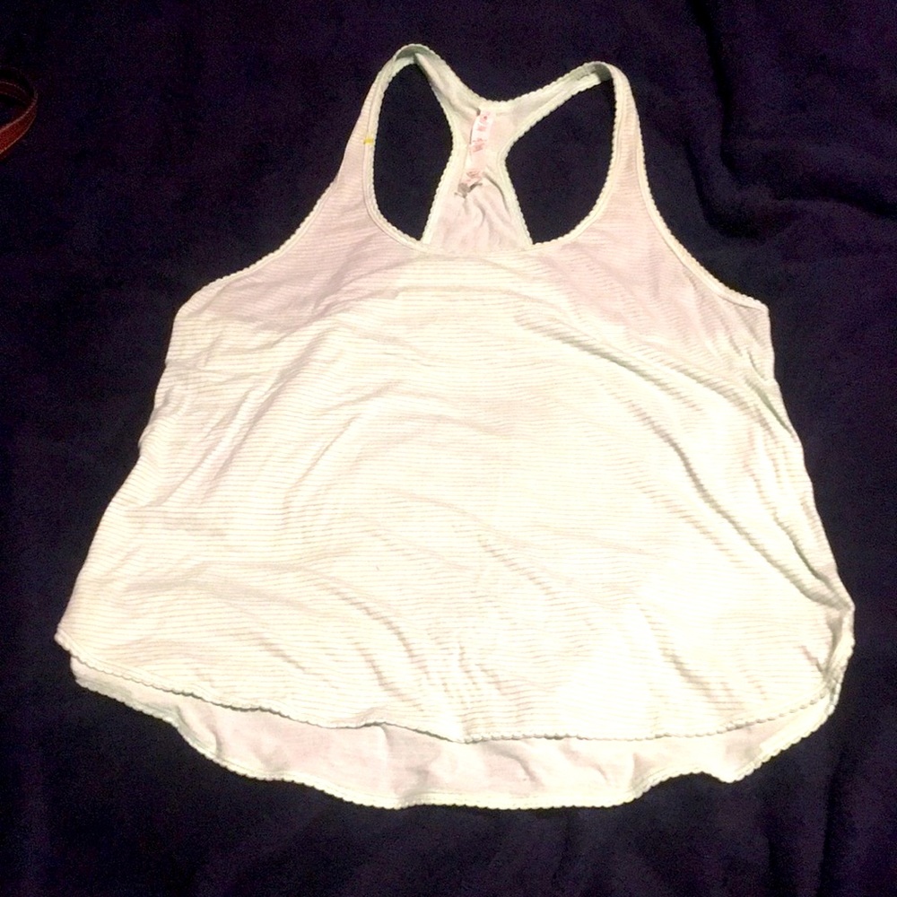 Lululemon light green tank top size 12
